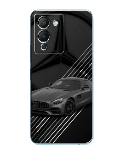 Чехол для Infinix Note 12 (G96) с картинкой «Mercedes AMG — графика»