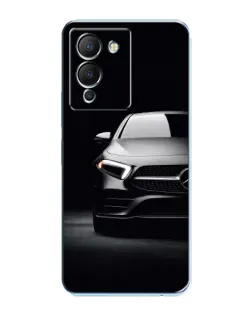 Чехол для Infinix Note 12 (G96) с картинкой «Свет фар Mercedes»