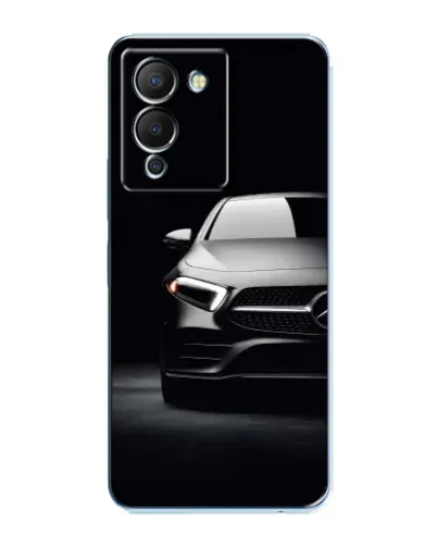 Чехол для Infinix Note 12 (G96) с картинкой «Свет фар Mercedes»