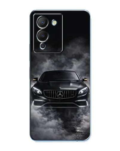 Чехол для Infinix Note 12 (G96) с картинкой «Mercedes в дыму»