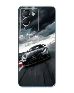 Чехол для Infinix Note 12 (G96) с картинкой «Гоночный Mercedes AMG»