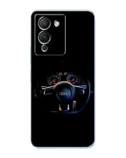 Чехол для Infinix Note 12 (G96) с картинкой «Салон Audi — руль» Чехол для Infinix Note 12 (G96) с картинкой «Салон Audi — руль»