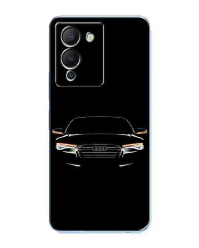 Чехол для Infinix Note 12 (G96) с картинкой «Audi — ночной контур»