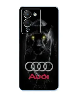 Чехол для Infinix Note 12 (G96) с картинкой «Пантера и Audi»