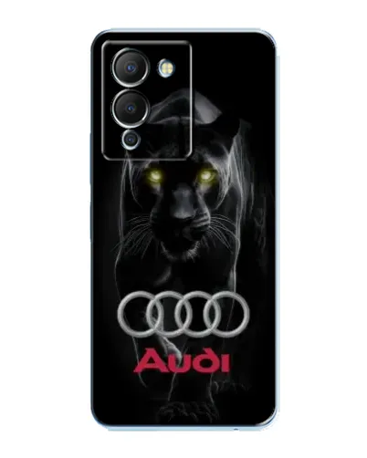 Чехол для Infinix Note 12 (G96) с картинкой «Пантера и Audi»