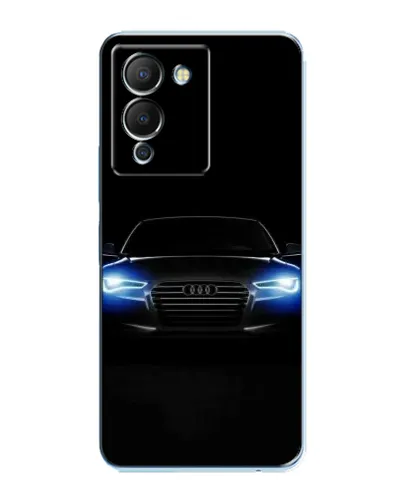 Чехол для Infinix Note 12 (G96) с картинкой «Audi в неоне»