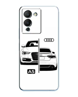 Чехол для Infinix Note 12 (G96) с картинкой «Audi — контрастный дизайн»