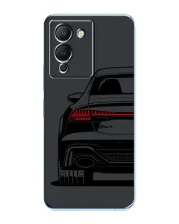 Чехол для Infinix Note 12 (G96) с картинкой «Задняя часть Audi — арт»