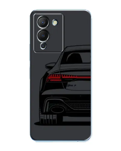 Чехол для Infinix Note 12 (G96) с картинкой «Задняя часть Audi — арт»