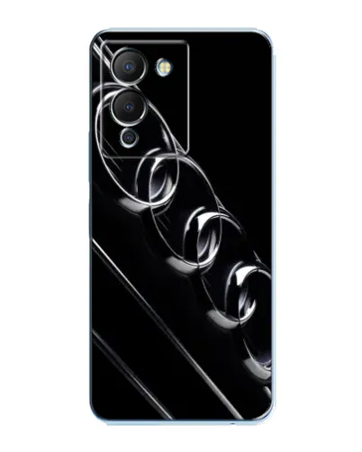 Чехол для Infinix Note 12 (G96) с картинкой «Audi — абстрактные кольца»