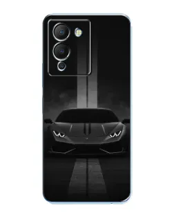 Чехол для Infinix Note 12 (G96) с картинкой «Lamborghini симметрия дорог»
