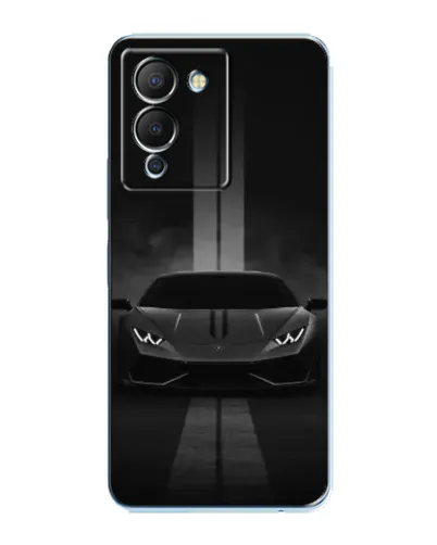 Чехол для Infinix Note 12 (G96) с картинкой «Lamborghini симметрия дорог»