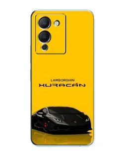 Чехол для Infinix Note 12 (G96) с картинкой «Lamborghini Huracan черный»