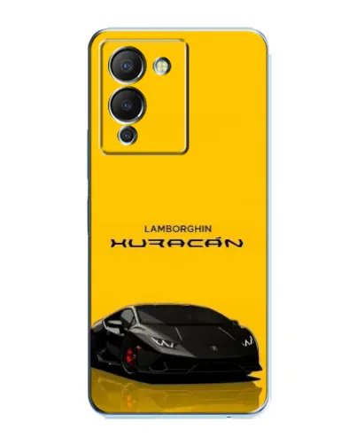 Чехол для Infinix Note 12 (G96) с картинкой «Lamborghini Huracan черный»