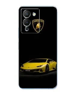 Чехол для Infinix Note 12 (G96) с картинкой «Lamborghini желтый акцент»
