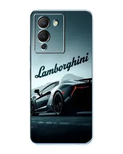 Чехол для Infinix Note 12 (G96) с картинкой «Классическая надпись Lamborghini»
