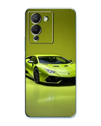 Чехол для Infinix Note 12 (G96) с картинкой «Салатовый Lamborghini Huracan»