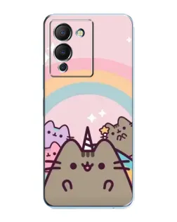 Чехол для Infinix Note 12 (G96) с картинкой «Единорог Pusheen»