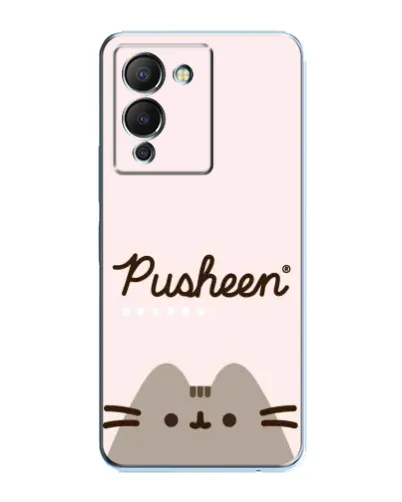 Чехол для Infinix Note 12 (G96) с картинкой «Pusheen логотип» Чехол для Infinix Note 12 (G96) с картинкой «Pusheen логотип»