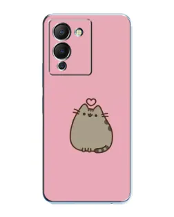 Чехол для Infinix Note 12 (G96) с картинкой «Pusheen сердце»