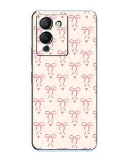 Чехол для Infinix Note 12 (G96) с картинкой «Розовые бантики Coquette»