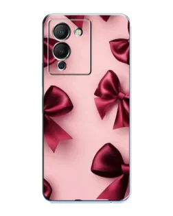 Чехол для Infinix Note 12 (G96) с картинкой «Бордовый атлас»