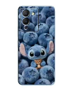 Чехол для Infinix Note 12 (G96) с картинкой «Стич и голубика»