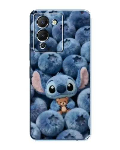 Чехол для Infinix Note 12 (G96) с картинкой «Стич и голубика»