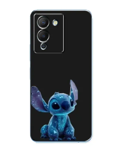 Чехол для Infinix Note 12 (G96) с картинкой «Стич на черном»