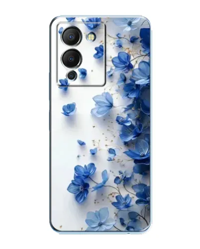 Чохол для Infinix Note 12 (G96) з картинкою «Блакитний квітковий каскад»