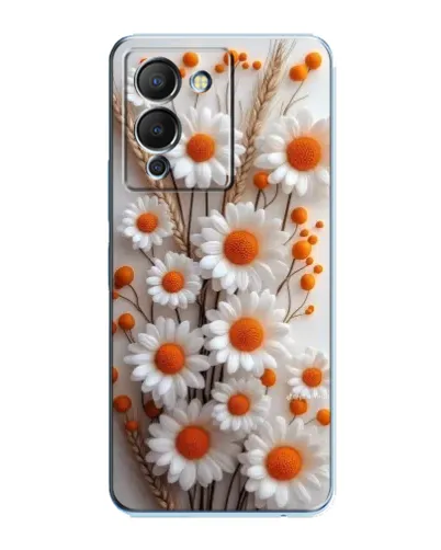 Чохол для Infinix Note 12 (G96) з картинкою «Білі сухоцвіти»