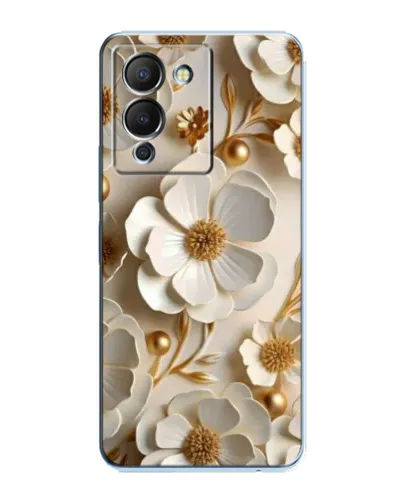 Чохол для Infinix Note 12 (G96) з картинкою «Білі паперові квіти»