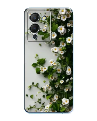 Чохол для Infinix Note 12 (G96) з картинкою «Гілка дрібних білих квітів»