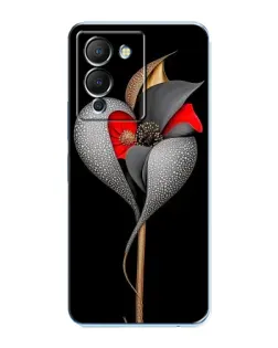 Чохол для Infinix Note 12 (G96) з картинкою «Срібна фантазійна квітка» Чохол для Infinix Note 12 (G96) з картинкою «Срібна фантазійна квітка»