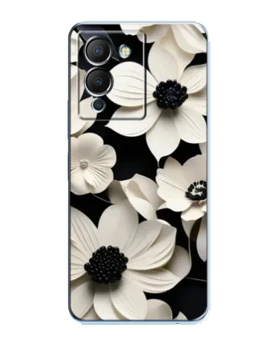 Чохол для Infinix Note 12 (G96) з картинкою «Об'ємні білі квіти»
