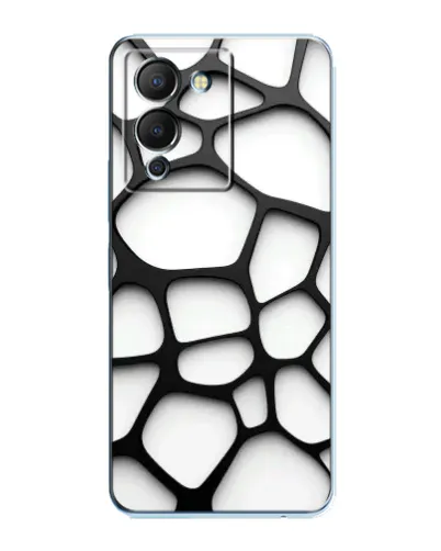 Чехол для Infinix Note 12 (G96) с картинкой «Белая объемная сетка» Чехол для Infinix Note 12 (G96) с картинкой «Белая объемная сетка»