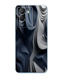Чохол для Infinix Note 12 (G96) з картинкою «Об'ємні сині складки» Чохол для Infinix Note 12 (G96) з картинкою «Об'ємні сині складки»
