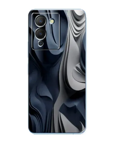 Чехол для Infinix Note 12 (G96) с картинкой «Объемные синие складки» Чехол для Infinix Note 12 (G96) с картинкой «Объемные синие складки»