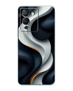 Чохол для Infinix Note 12 (G96) з картинкою «Об'ємні чорно-білі стрічки» Чохол для Infinix Note 12 (G96) з картинкою «Об'ємні чорно-білі стрічки»