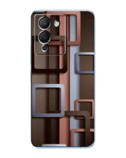 Чохол для Infinix Note 12 (G96) з картинкою «Коричневі об'ємні квадрати» Чохол для Infinix Note 12 (G96) з картинкою «Коричневі об'ємні квадрати»
