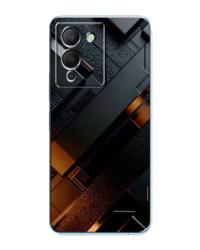 Чехол для Infinix Note 12 (G96) с картинкой «Черные геометрические блоки» Чехол для Infinix Note 12 (G96) с картинкой «Черные геометрические блоки»
