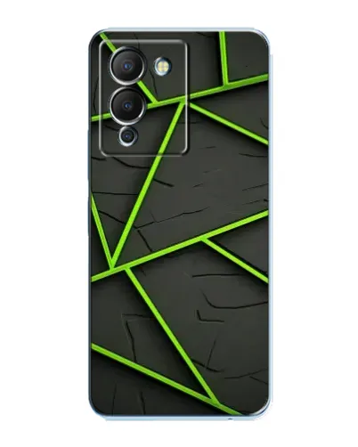 Чехол для Infinix Note 12 (G96) с картинкой «Зеленые геометрические линии» Чехол для Infinix Note 12 (G96) с картинкой «Зеленые геометрические линии»