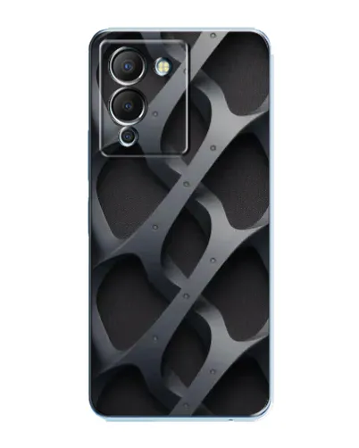 Чехол для Infinix Note 12 (G96) с картинкой «Объемное серое плетение» Чехол для Infinix Note 12 (G96) с картинкой «Объемное серое плетение»