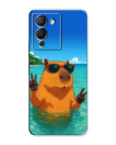 Чохол для Infinix Note 12 (G96) з картинкою «Морська капібара»