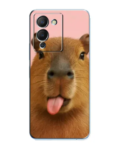 Чохол для Infinix Note 12 (G96) з картинкою «Капібара з язиком»