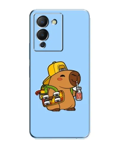 Чохол для Infinix Note 12 (G96) з картинкою «Капібара на скейті»