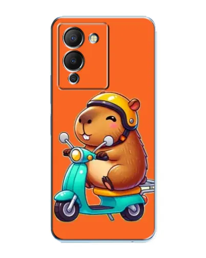 Чохол для Infinix Note 12 (G96) з картинкою «Капібара на скутері»