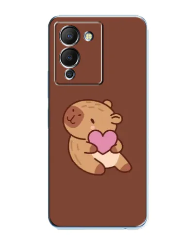 Чохол для Infinix Note 12 (G96) з картинкою «Капібара з серцем»