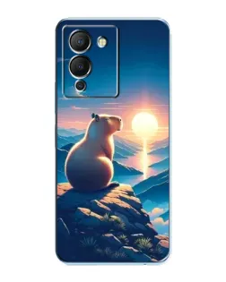 Чохол для Infinix Note 12 (G96) з картинкою «Захід сонця з капібарою» Чохол для Infinix Note 12 (G96) з картинкою «Захід сонця з капібарою»