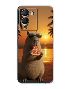 Чохол для Infinix Note 12 (G96) з картинкою «Капібара з піцою» Чохол для Infinix Note 12 (G96) з картинкою «Капібара з піцою»